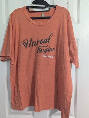 Alternative Rust Orange "Unreal Engine" Short Sleeve Tee